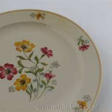 Talerz ozdobny porcelanowy Niemcy Bawaria Rehau Porzellanfabrik Zeh, Scherzer & Co. AG 1946-1949r.