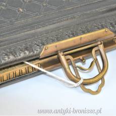 Secesyjna okładka albumu na fotografie skóra ok.1900r 28/23cm
