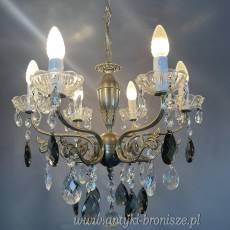 Antyczny żyrandol lampa sufitowa