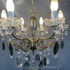 Antyczny żyrandol lampa sufitowa