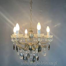Antyczny żyrandol lampa sufitowa