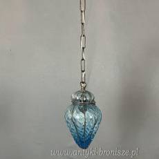 Żyrandol KULA, lampa szklana, sufitowa, antyczna