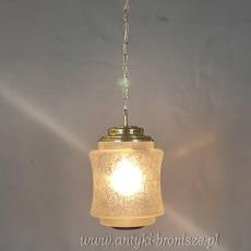 Żyrandol KULA, lampa szklana, sufitowa, antyczna