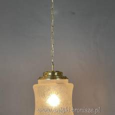 Żyrandol KULA, lampa szklana, sufitowa, antyczna