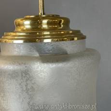 Żyrandol KULA, lampa szklana, sufitowa, antyczna