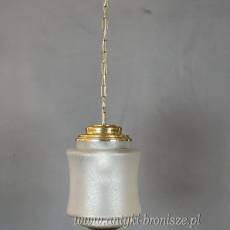 Żyrandol KULA, lampa szklana, sufitowa, antyczna