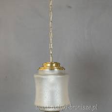 Żyrandol KULA, lampa szklana, sufitowa, antyczna