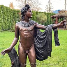 FIGURA Z BRĄZU APOLLO wys 124 cm