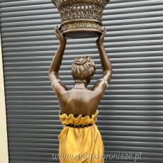 KOBIETY Z KOSZAMI brąz złocony figura 190 CM