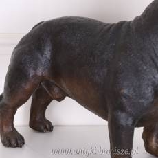 PIES BULDOG FRANCUSKI - Figura z brązu