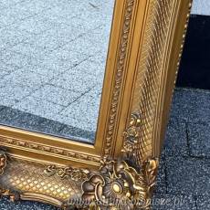 DUŻE LUSTRO złote 95 x212 cm rama