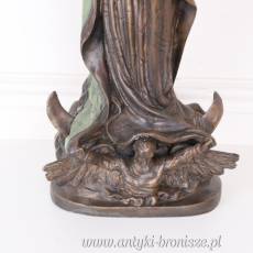 MATKA BOSKA duża - FIGURA Z BRĄZU kolorowa