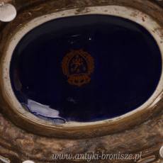 WAZA -Porcelana z brązem SYGN. KOBALT