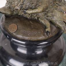 BRĄZ - DIANA - BOGINI MYŚLIWYCH figura KOLOROWA
