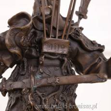 SAMURAI figura z brązu 34 cm