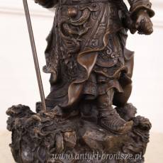SAMURAI figura z brązu 34 cm