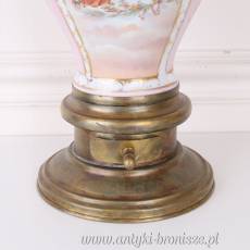 DUŻY ZABYTKOWY MŁYNEK porcelana malowany SCENA