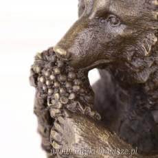 NIEDŹWIEDŹ MISIEK Z BRĄZU masywny FIGURA RZEŹBA GRIZZLY