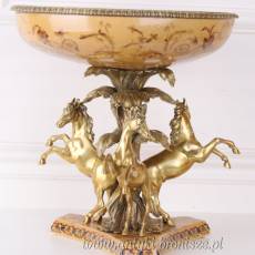 GIGA PATERA - PORCELANA Z BRĄZEM na KONIACH