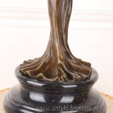 Rzeźba -KOBIETA z winogronem - figura z brązu