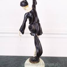 TANIEC KOBIETY - figura z brązu podstawa ONYX