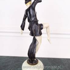 TANIEC KOBIETY - figura z brązu podstawa ONYX