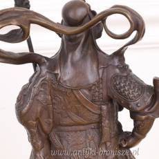 SAMURAI figura z brązu 26 cm