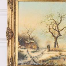 OBRAZ ZŁOTA RAMA -KRAJOBRAZ 61 X 71 cm