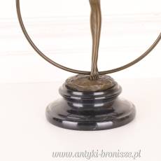 Gimnastyczka FIGURKA Z BRĄZU ! BALETNICA - TANCERKA