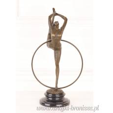 Gimnastyczka FIGURKA Z BRĄZU ! BALETNICA - TANCERKA