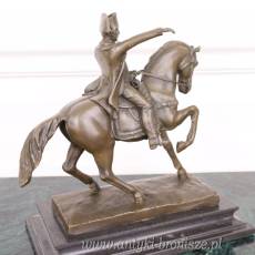 NAPOLEON NA KONIU - Figura z brązu !