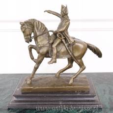 NAPOLEON NA KONIU - Figura z brązu !