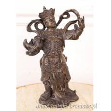 SAMURAI FIGURKA Mężczyzna Rzeźba z Brązu cesarz