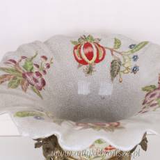 OZDOBNA PATERA porcelana z brązem!