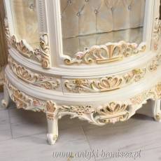 Ekskluzywna Witryna Barokowa – Przeszklona, Rzeźbiona, Styl Pałacowy