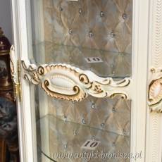 Ekskluzywna Witryna Barokowa – Przeszklona, Rzeźbiona, Styl Pałacowy