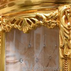 Ekskluzywna Witryna Barokowa – Przeszklona, Rzeźbiona, Styl Pałacowy