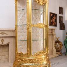Ekskluzywna Witryna Barokowa – Przeszklona, Rzeźbiona, Styl Pałacowy