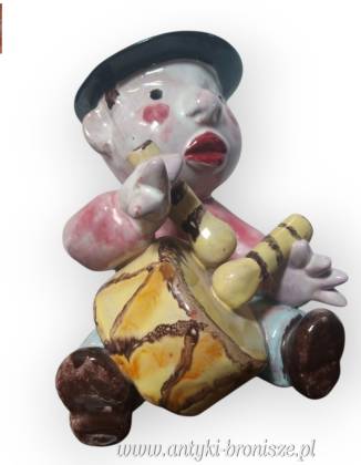 Figurka ceramiczna Chłopiec z bębnem...