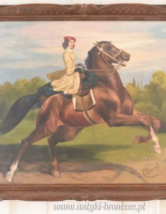 Juliusz Kossak - Arystokratka Na Koniu...