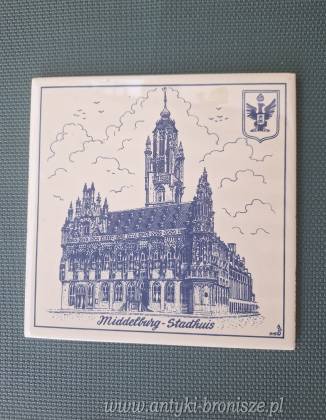 Kafelek ceramika: Ratusz w Middelburg (...