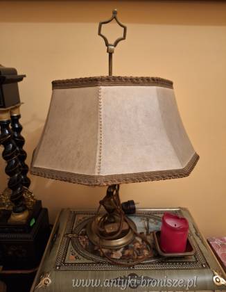 Lampka z abazurem 8-bocznym - poz. 4804