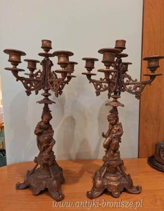 Para kandelabrow. 4-ramiona umieszczone...