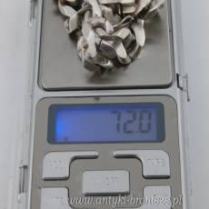 Bransoletka srebro 925 Warszawa Warmet szerokość 12 mm