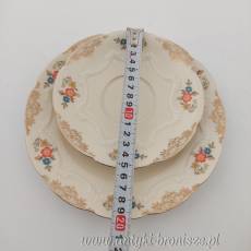 Filiżanka porcelanowa (trio) Niemcy Bayerische Ostmark 1933-1945r