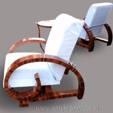 Fotel w stylu Art Deco po renowacji