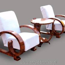 Fotel w stylu Art Deco po renowacji
