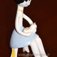 porcelanowe figurki - lalki z bajek sygnowane Węgry pikasy lata 60-te