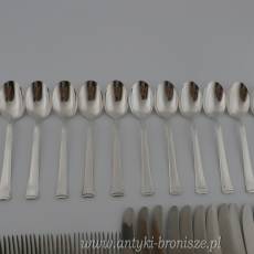 Zestaw sztućców  posrebrzanych na 12 osób WMF wzór 2500 Art - Deco (48szt)