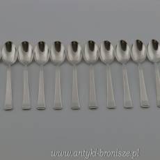 Zestaw sztućców  posrebrzanych na 12 osób WMF wzór 2500 Art - Deco (48szt)